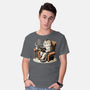 Books Coffee And Cats-Mens-Basic-Tee-Popnotic
