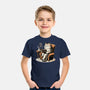 Books Coffee And Cats-Youth-Basic-Tee-Popnotic