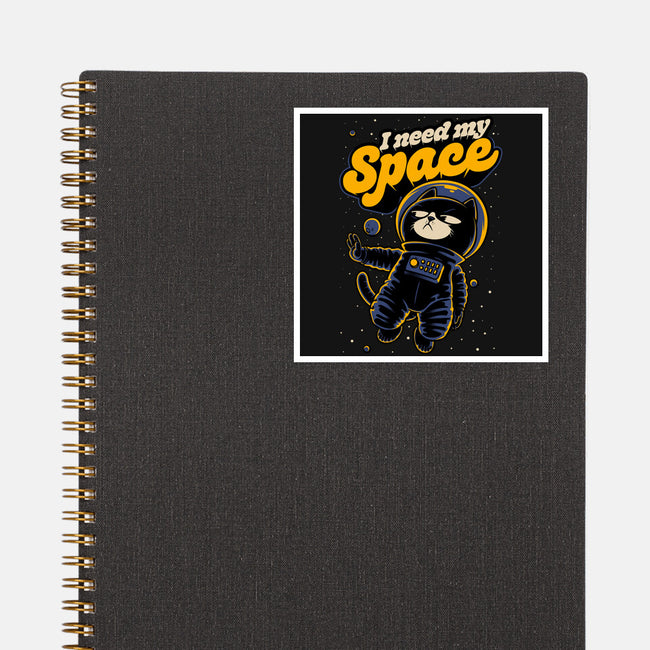 I Need My Space Humans-None-Glossy-Sticker-Popnotic