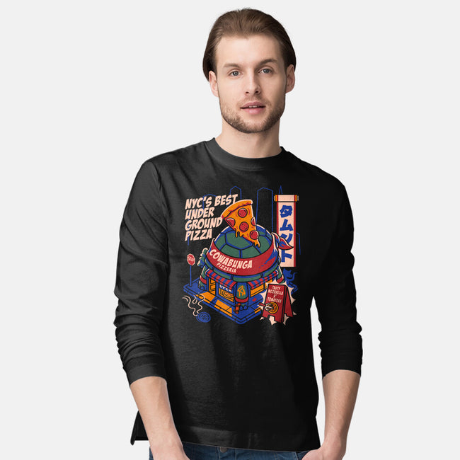 Shell Pizzeria-Mens-Long Sleeved-Tee-estudiofitas
