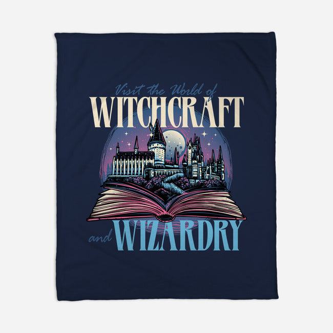 World Of Witchcraft And Wizardry-None-Fleece-Blanket-momma_gorilla