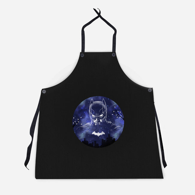 Galaxy Dark Knight-Unisex-Kitchen-Apron-Astrobot Invention