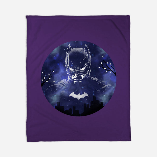 Galaxy Dark Knight-None-Fleece-Blanket-Astrobot Invention