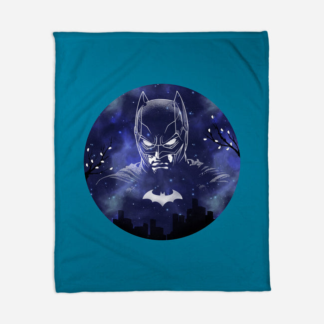 Galaxy Dark Knight-None-Fleece-Blanket-Astrobot Invention
