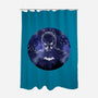Galaxy Dark Knight-None-Polyester-Shower Curtain-Astrobot Invention