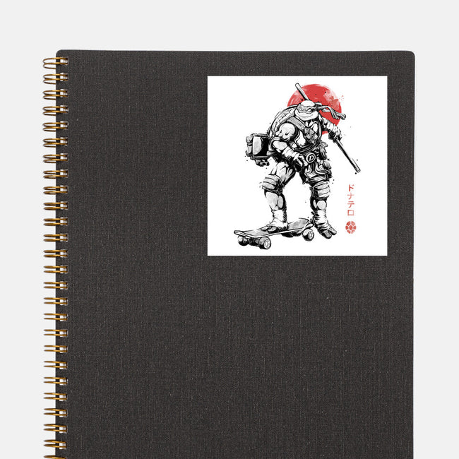 Ninja Donatello Sumi-E-None-Glossy-Sticker-Astrobot Invention