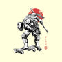 Ninja Donatello Sumi-E-None-Polyester-Shower Curtain-Astrobot Invention