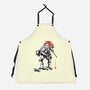 Ninja Donatello Sumi-E-Unisex-Kitchen-Apron-Astrobot Invention