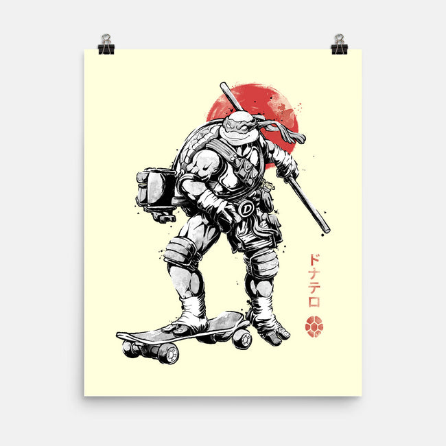 Ninja Donatello Sumi-E-None-Matte-Poster-Astrobot Invention