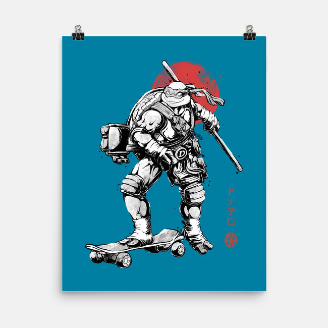 Ninja Donatello Sumi-E-None-Matte-Poster-Astrobot Invention