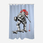 Ninja Donatello Sumi-E-None-Polyester-Shower Curtain-Astrobot Invention