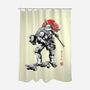 Ninja Donatello Sumi-E-None-Polyester-Shower Curtain-Astrobot Invention