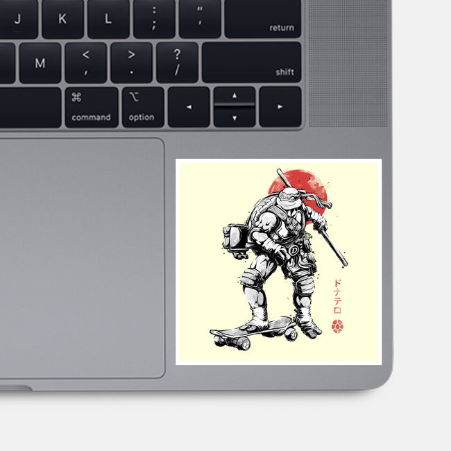 Ninja Donatello Sumi-E-None-Glossy-Sticker-Astrobot Invention