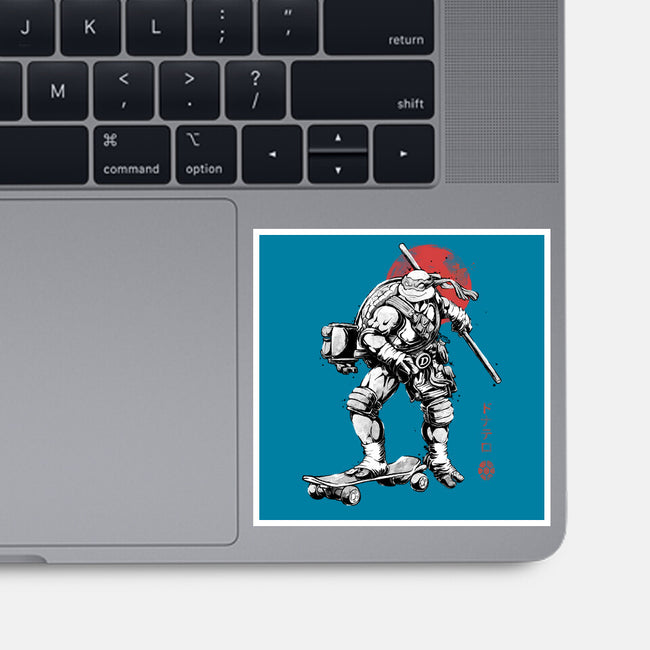 Ninja Donatello Sumi-E-None-Glossy-Sticker-Astrobot Invention