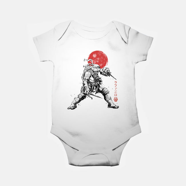 Ninja Raphael Sumi-E-Baby-Basic-Onesie-Astrobot Invention