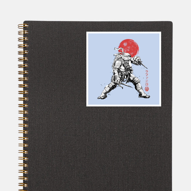 Ninja Raphael Sumi-E-None-Glossy-Sticker-Astrobot Invention