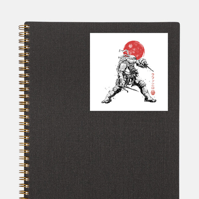 Ninja Raphael Sumi-E-None-Glossy-Sticker-Astrobot Invention