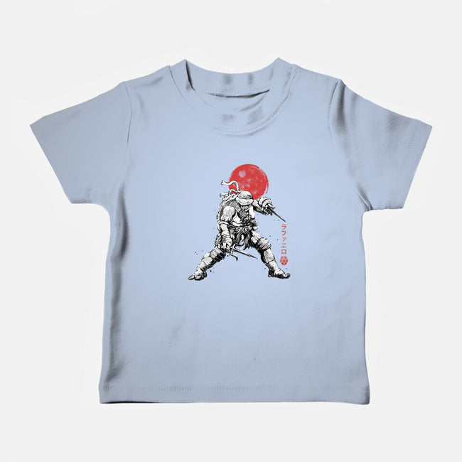 Ninja Raphael Sumi-E-Baby-Basic-Tee-Astrobot Invention