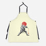 Ninja Raphael Sumi-E-Unisex-Kitchen-Apron-Astrobot Invention