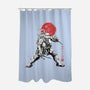 Ninja Raphael Sumi-E-None-Polyester-Shower Curtain-Astrobot Invention
