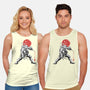 Ninja Raphael Sumi-E-Unisex-Basic-Tank-Astrobot Invention