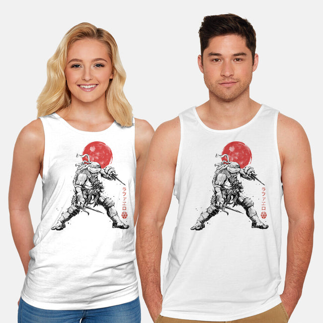 Ninja Raphael Sumi-E-Unisex-Basic-Tank-Astrobot Invention