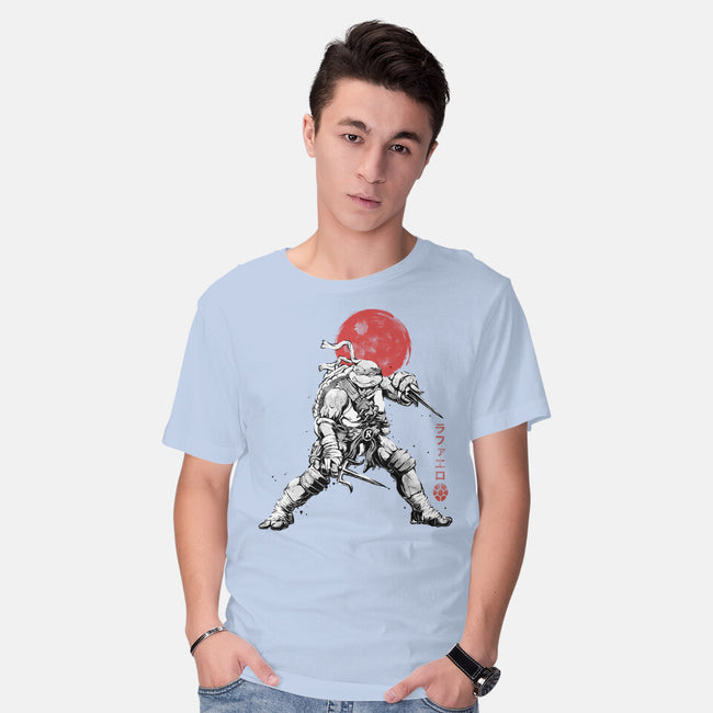 Ninja Raphael Sumi-E-Mens-Basic-Tee-Astrobot Invention