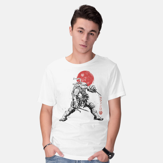 Ninja Raphael Sumi-E-Mens-Basic-Tee-Astrobot Invention