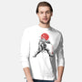 Ninja Raphael Sumi-E-Mens-Long Sleeved-Tee-Astrobot Invention