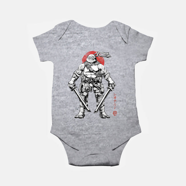 Ninja Leonardo Sumi-E-Baby-Basic-Onesie-Astrobot Invention