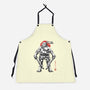 Ninja Leonardo Sumi-E-Unisex-Kitchen-Apron-Astrobot Invention