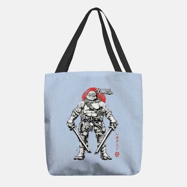 Ninja Leonardo Sumi-E-None-Basic Tote-Bag-Astrobot Invention