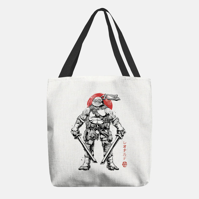 Ninja Leonardo Sumi-E-None-Basic Tote-Bag-Astrobot Invention