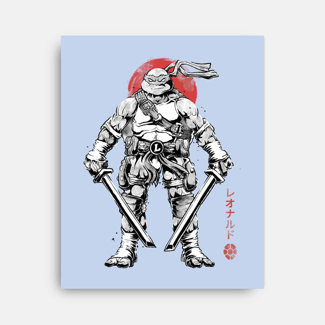 Ninja Leonardo Sumi-E-None-Stretched-Canvas-Astrobot Invention
