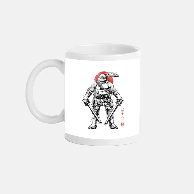 Ninja Leonardo Sumi-E-None-Mug-Drinkware-Astrobot Invention