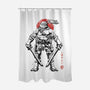 Ninja Leonardo Sumi-E-None-Polyester-Shower Curtain-Astrobot Invention