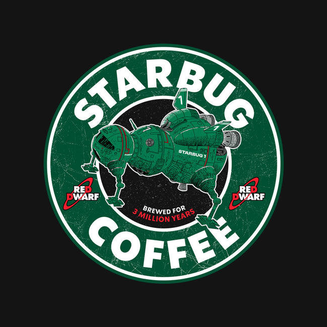 Starbug Coffee-Womens-Fitted-Tee-rocketman_art