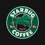 Starbug Coffee-Womens-Fitted-Tee-rocketman_art