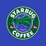 Starbug Coffee-Womens-Fitted-Tee-rocketman_art