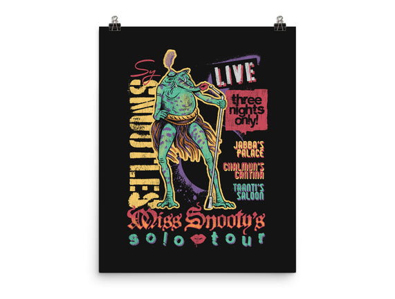 Miss Snooty's Solo Tour