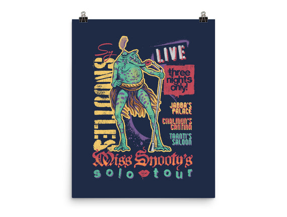 Miss Snooty's Solo Tour
