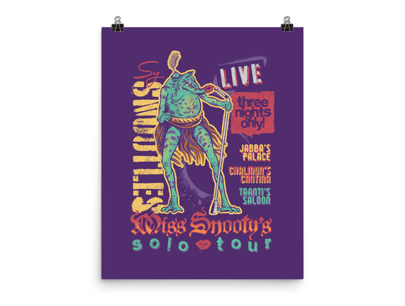 Miss Snooty's Solo Tour