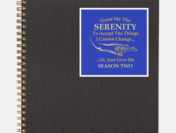 Grant Me The Serenity