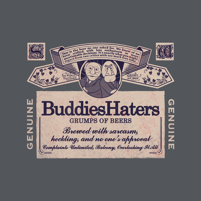BuddiesHaters-None-Removable Cover w Insert-Throw Pillow-NMdesign