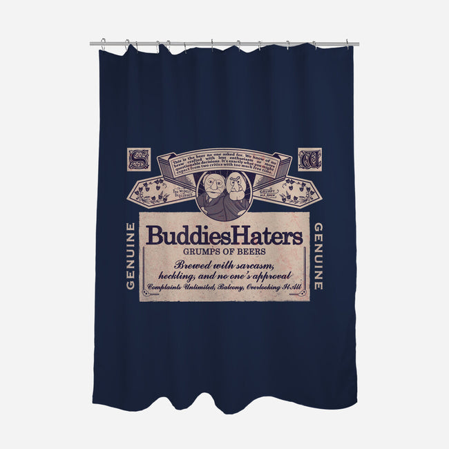 BuddiesHaters-None-Polyester-Shower Curtain-NMdesign
