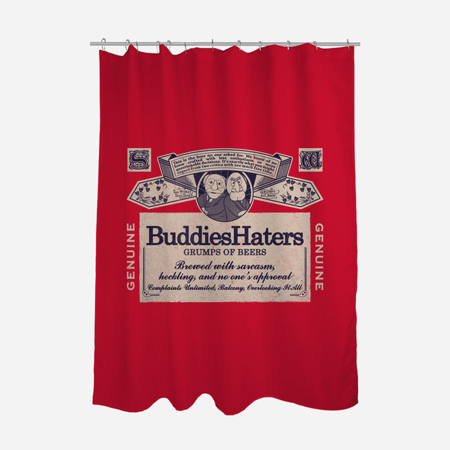 BuddiesHaters-None-Polyester-Shower Curtain-NMdesign