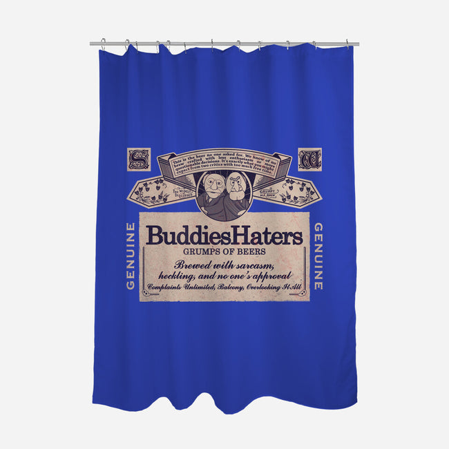 BuddiesHaters-None-Polyester-Shower Curtain-NMdesign