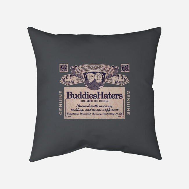 BuddiesHaters-None-Removable Cover w Insert-Throw Pillow-NMdesign