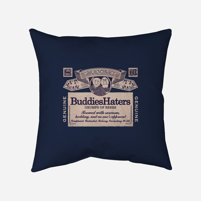 BuddiesHaters-None-Removable Cover w Insert-Throw Pillow-NMdesign