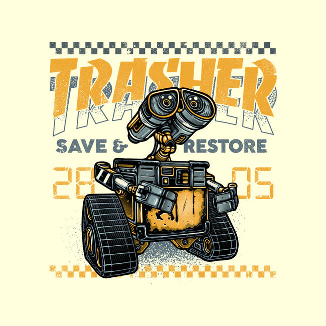 Trasher Save And Restore-None-Stretched-Canvas-momma_gorilla